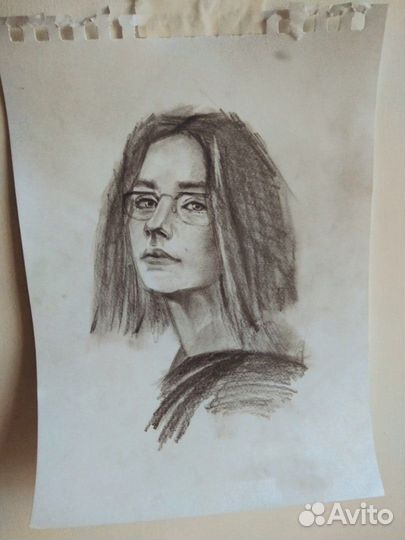 Портреты по фото/ студенческие работы на заказ