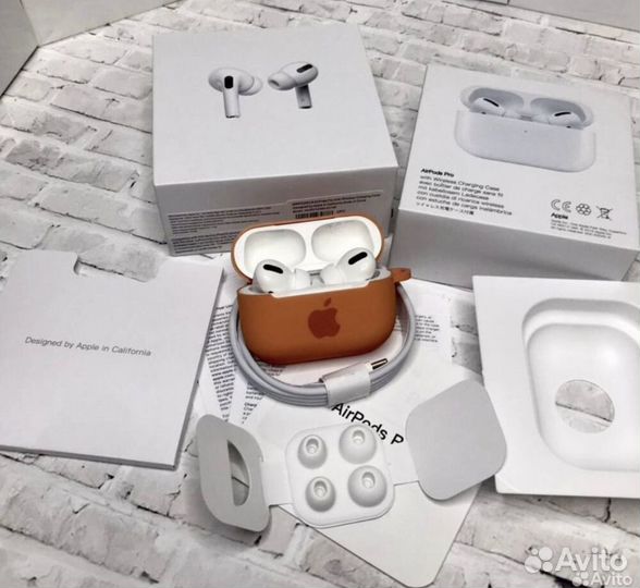 Airpods Pro 2 поколения (гарантия + чехол)