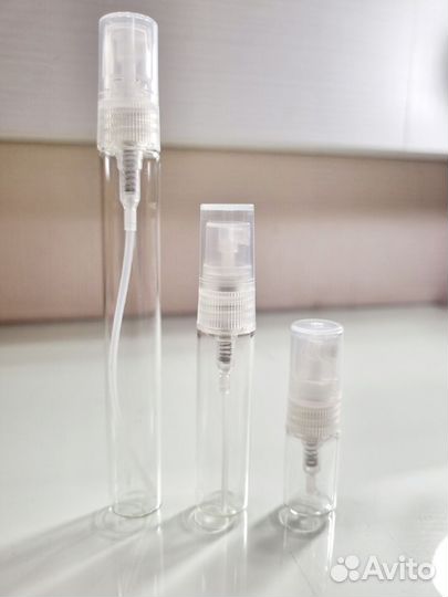 Атомайзеры стеклянные на 10 мл, 5 мл, 3мл, 2 мл