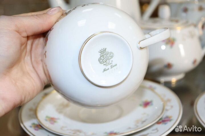 Сервиз фарфоровый чайный Jlmenau 50-60е г