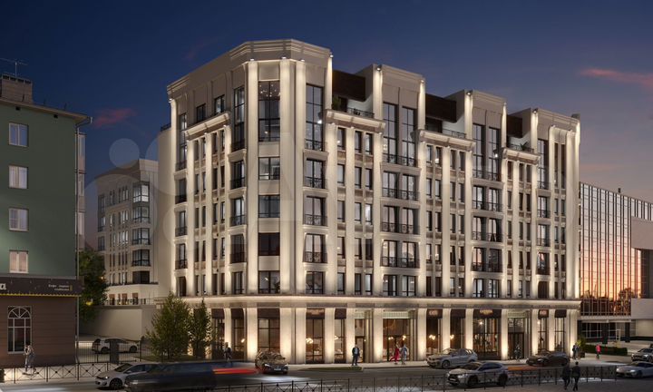 1-к. квартира, 80,4 м², 3/6 эт.