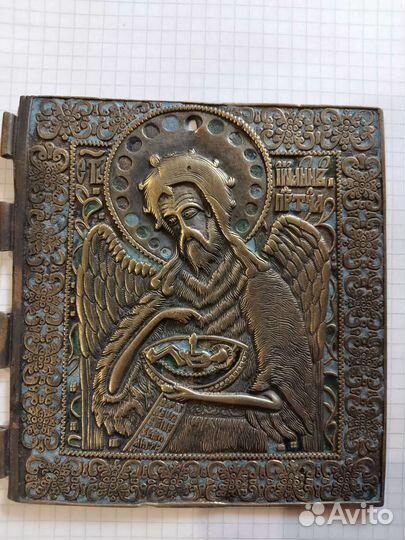 Икона бронза Старинная