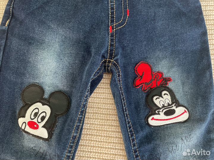 Джинсовый комбинезон 98