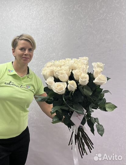 Розы 25 штук 60 см