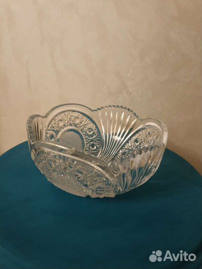 Ваза хрустальная большая СССР