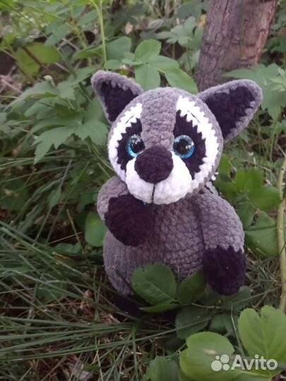 Енот игрушка плюшевая