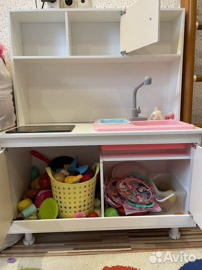 Детская игровая кухня деревянная