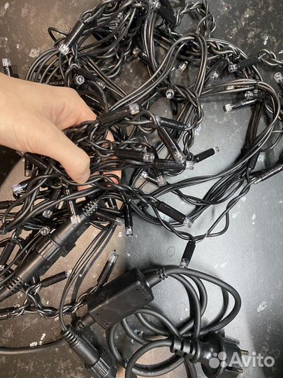 Гирлянда бахрома. Гирлянда уличная 3м. Монтаж