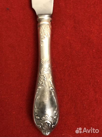 Нож мельхиоровый столовый 