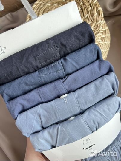 Мужские трусы H&M M 5шт