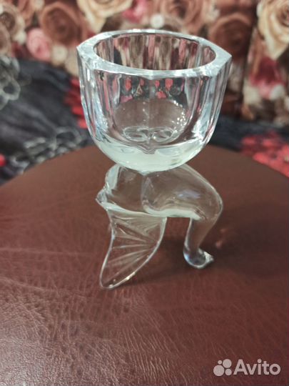 Рюмки перевертыши хрустальные
