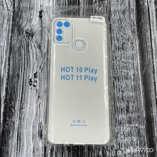 Чеxoл пpoзрачный для Infinix Hot 11 Play