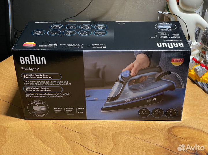 Утюг Braun FreeStyle3 12730021-FI3194BK