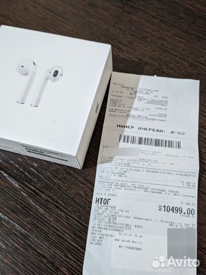 Наушники AirPods 2