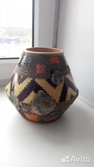 Авторская керамическая ваза