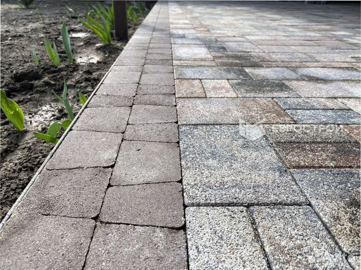 Тротуарная плитка с укладкой под ключ