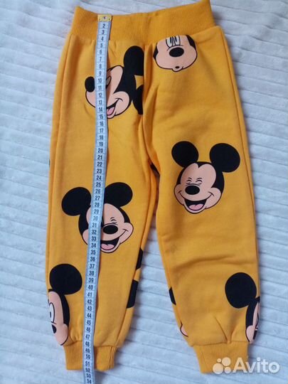 Костюм Микки Маус с начесом 86-92см