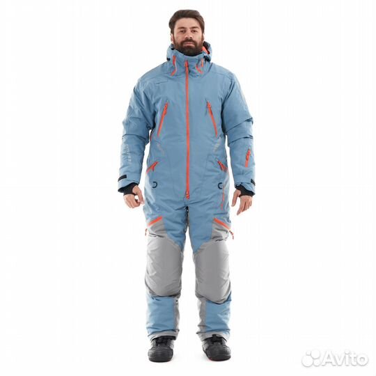 Комбинезон утепл DragonFly Extreme,Blue-Grey М