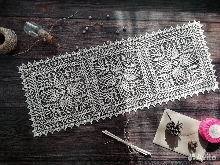 Салфетка вязаная крючком