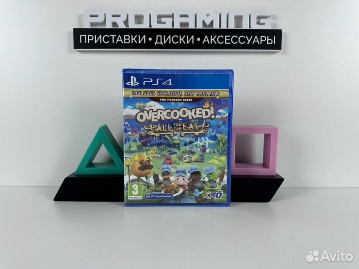 Overcooked диск для Sony PS4