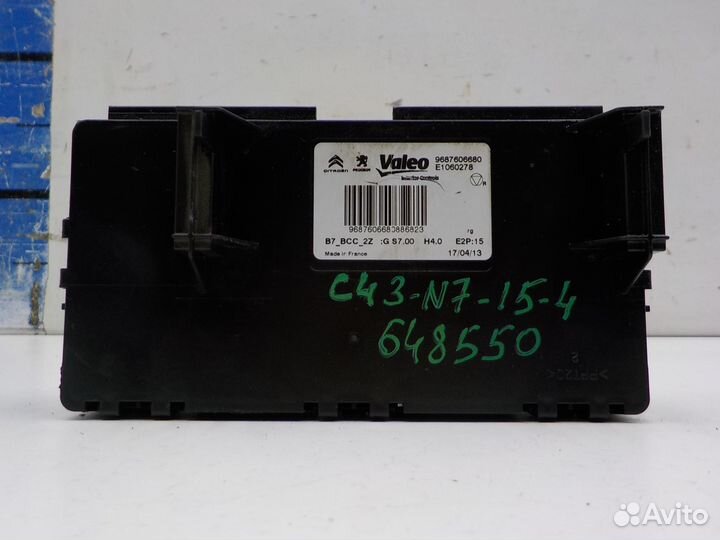 Блок управления климатом Citroen C4 2011