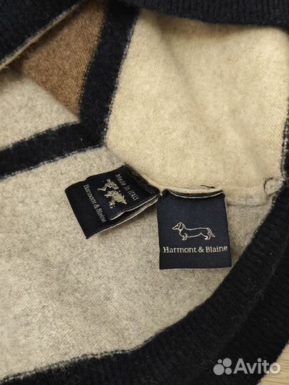 Свитер шерстяной harmont & blaine