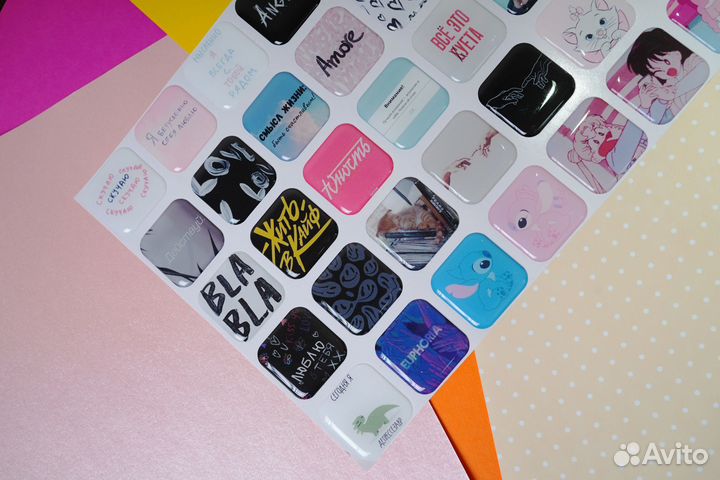 3d стикеры оптом