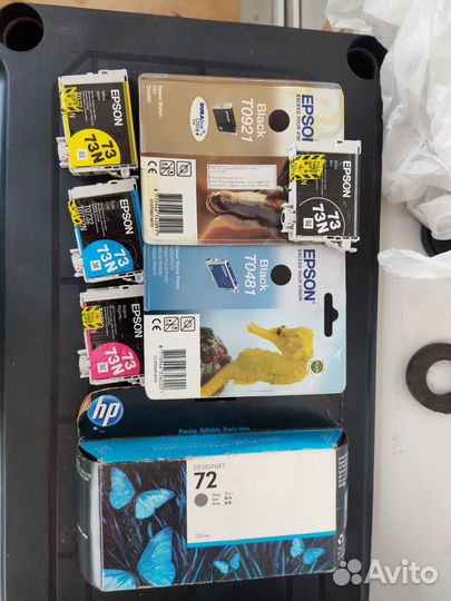 Картриджи Epson and hp