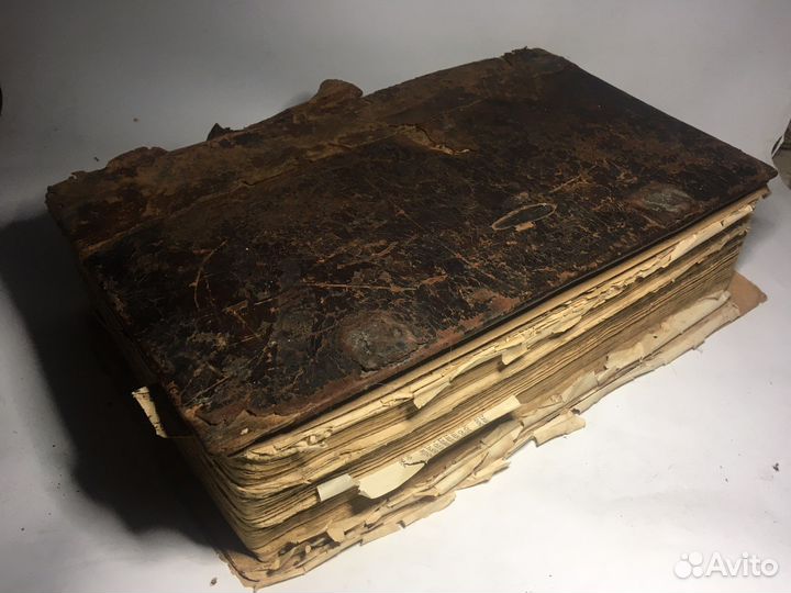 Старинная антикварная церковная книга 18-19 век