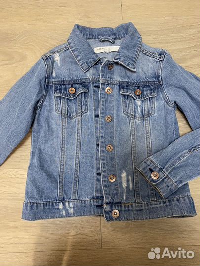 Куртка джинсовая девочка 134-140