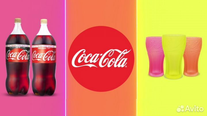 Винтажный зеленый стакан coca-cola
