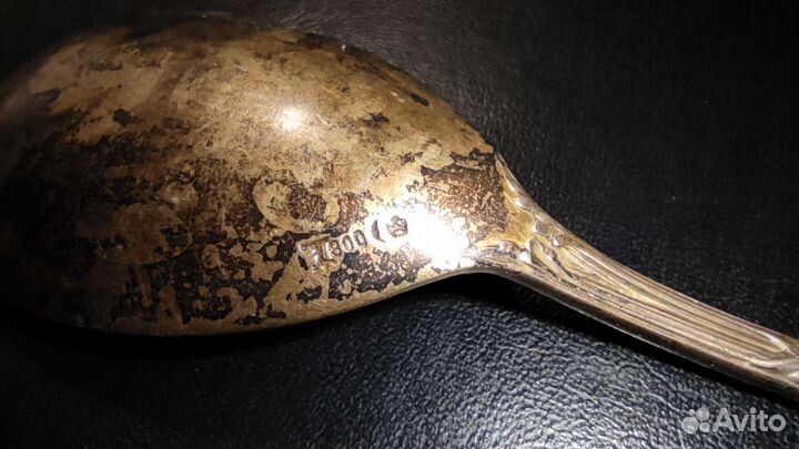 Серебряная столовая ложка 1913г, 110 лет