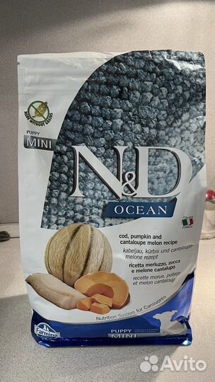 Корм для щенков Farmina N&D Ocean, 2.5 кг