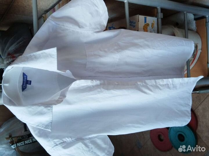 Рубашка для мальчика с коротким рукавом 140