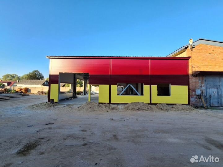 Ангар из сэндвич-панелей 18х36х6 (648м²)