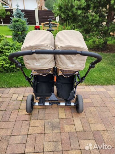 Коляска для двойняшек Emmaljunga Double Viking 735