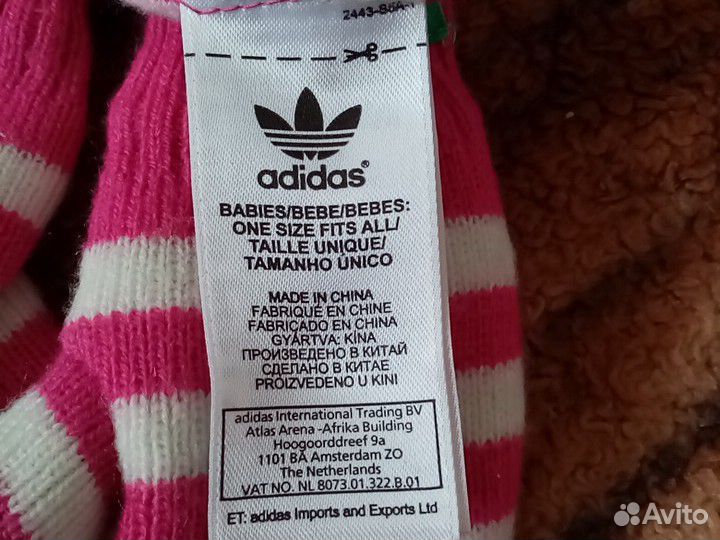 Комплект шапка, варежки