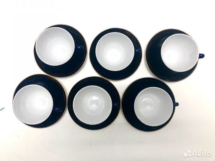 Чайный Набор Кобальт лфз СССР