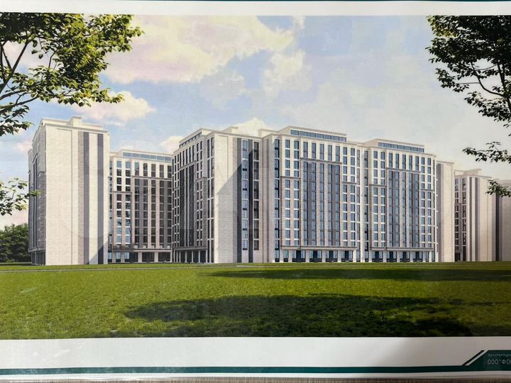2-к. квартира, 56 м², 6/9 эт.