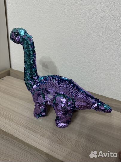 Динозавры с блестками для девочек