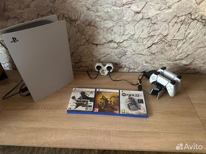 Sony playstation 5 PS5 с дисководом бу