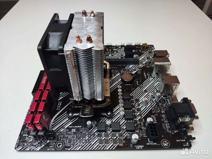 Комплект: Ryzen 5500, B450, 16Gb, кулер