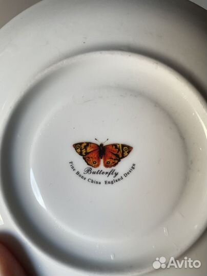 Чайная пара костяной фарфор