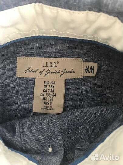 Рубашка на мальчиков возраст разный от 4 лет