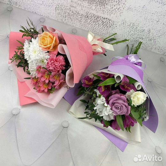 Букет сборный цветы