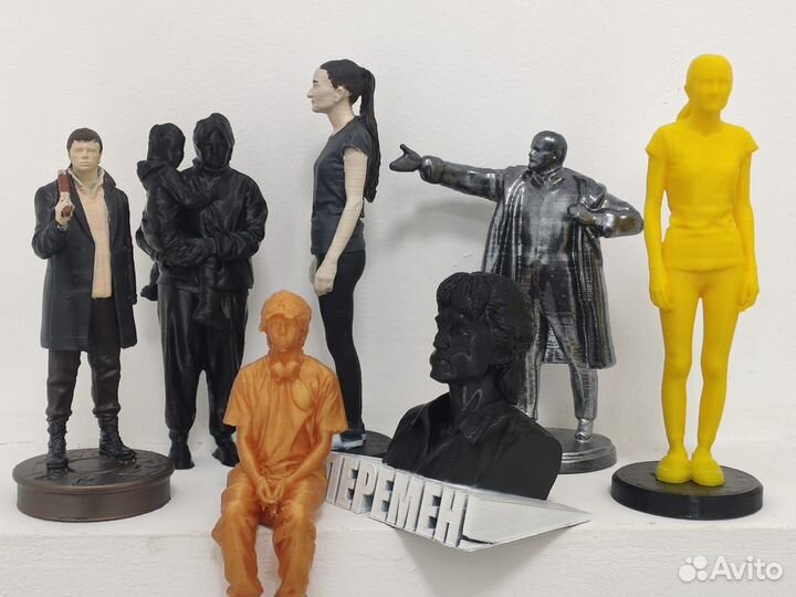 Сканирование человека (Статуэтка, бюст)