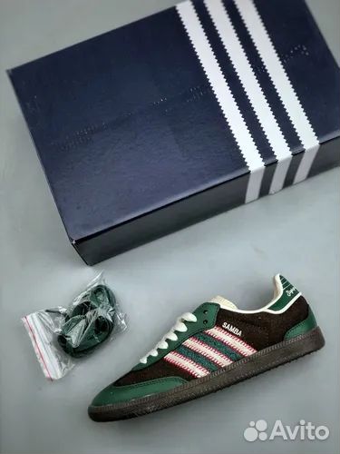 Notitle x Adidas Samba Maroon Green