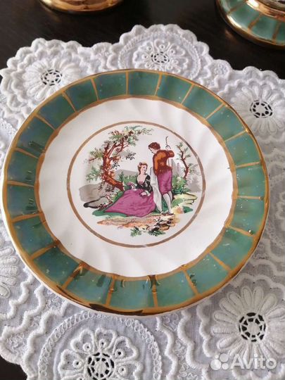 Кофейные пары, сахарница, молочник