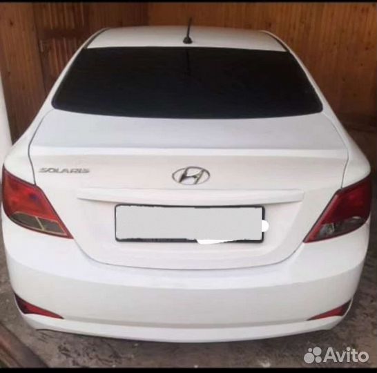 Hyundai Solaris 1.6 AT, 2016, битый, 151 000 км