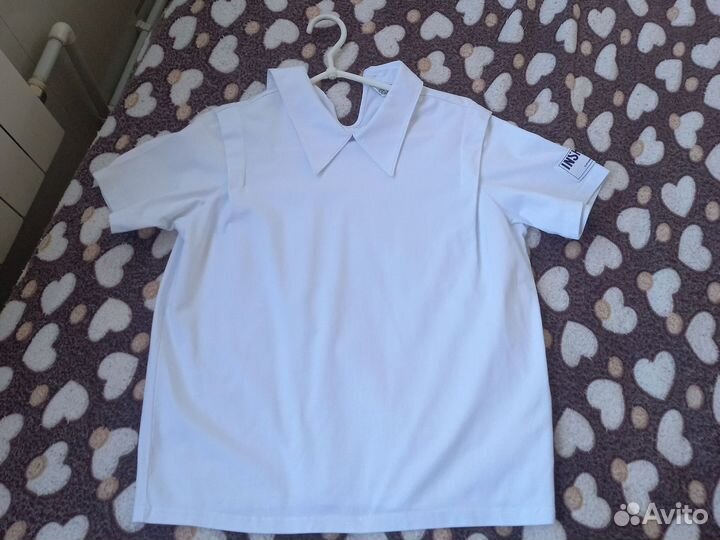 Блузка белая школьная 170